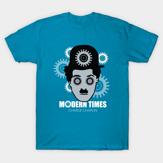 Modern Times - Alternative Movie Poster T-Shirt by MoviePosterBoy